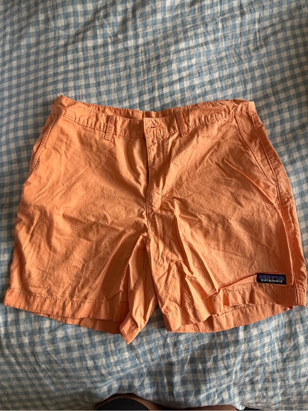 Patagonia Men's Peach-Orange Hybrid Shorts